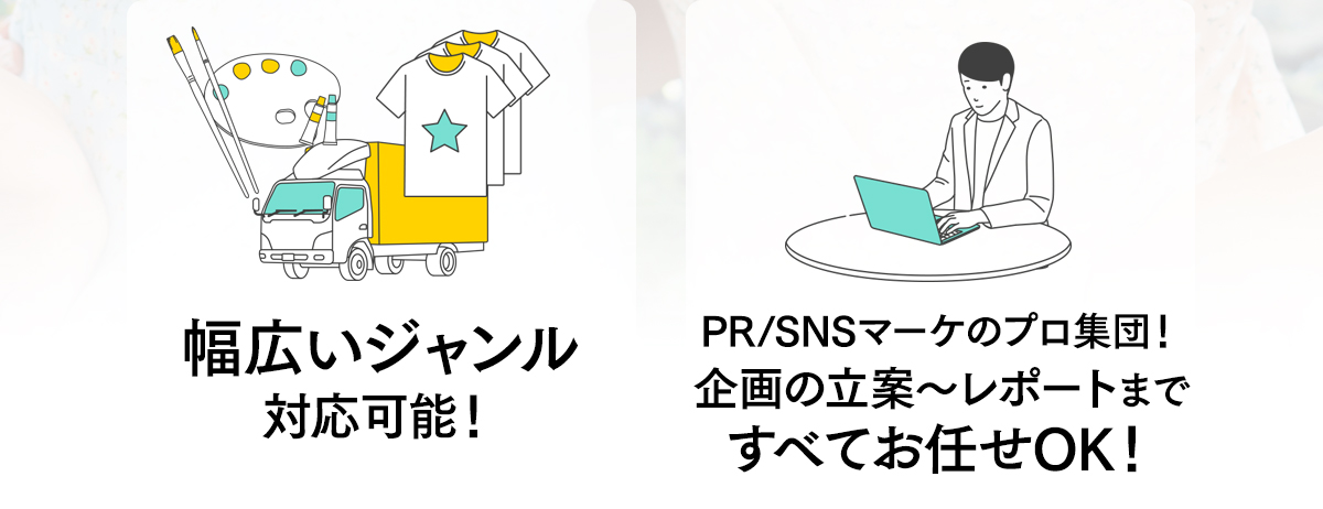 幅広いジャンル対応可能！企画の立案からレポートまですべてお任せください！